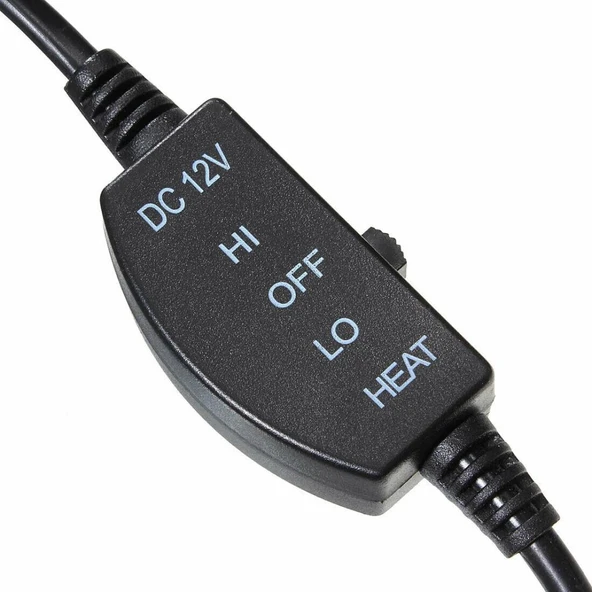 Araç Oto Koltuk Lüks Isıtma Minderi 12V Çakmaklık Girişli Gri - 4