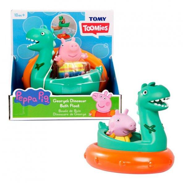 Tomy Toomies Peppa Yüzen Banyo Oyuncağı Dinazor 73106 - 2
