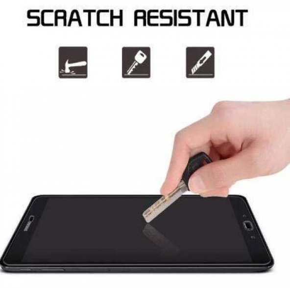 Samsung Galaxy Tab 4 10.1 T530 T532 Temper Kırılmaz Cam Koruyucu - 4