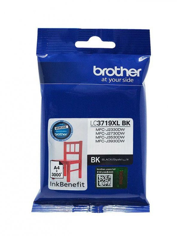 Brother LC3719XLBK Black Siyah 3.000 Sayfa Kartuş MFC-J3930DW - 2