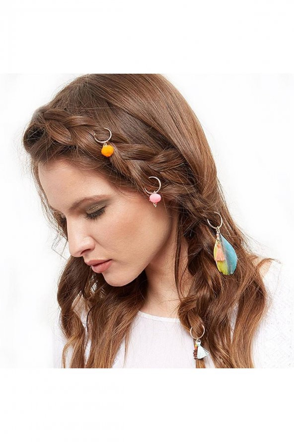 Saç Yüzüğü 2 Kartela 16 Adet Model3 - 2