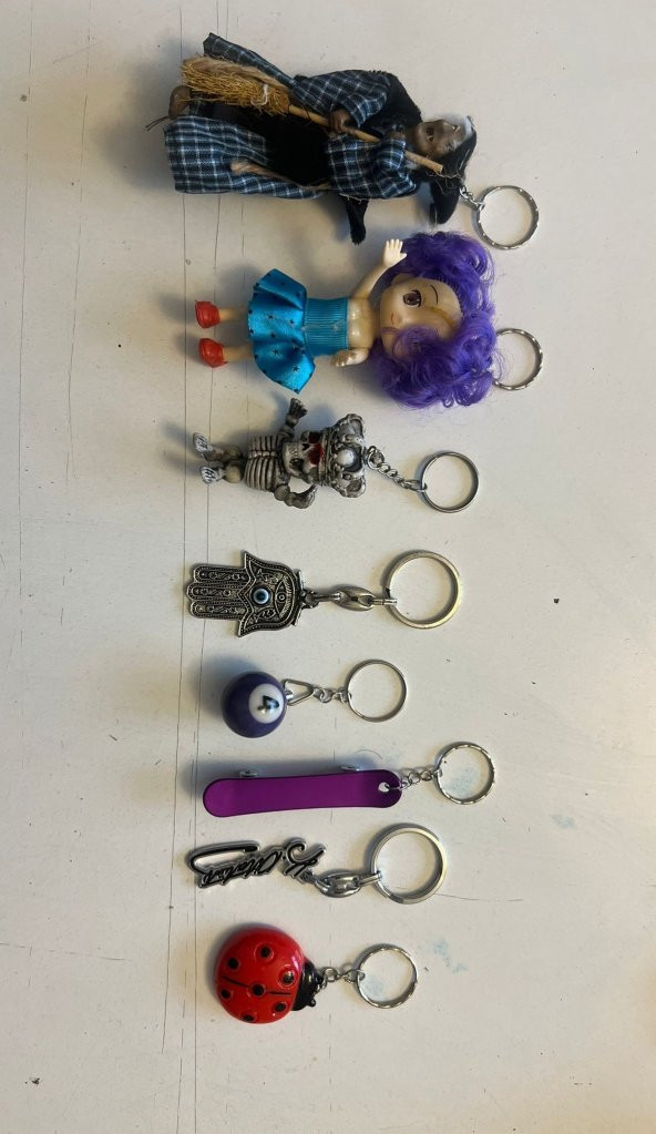 Anahtarlık Kampanya Paketi 7 Adet Anahtarlık Birden - 2