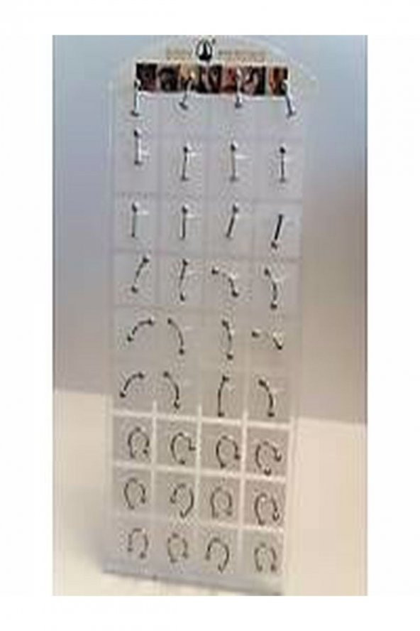 36 Adet Birden Karışık Desen Piercing