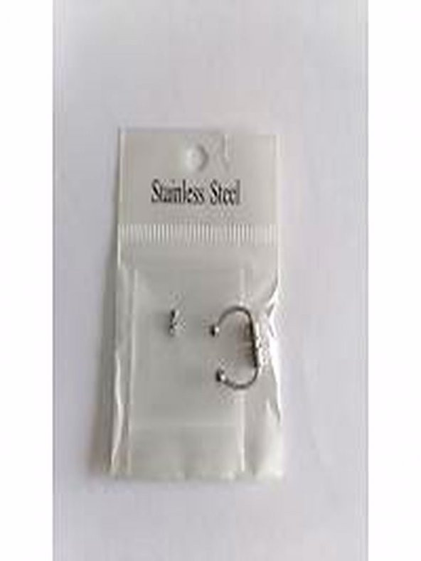 Mıknatıslı Fake Septum Piercing Gümüş rengi - 3