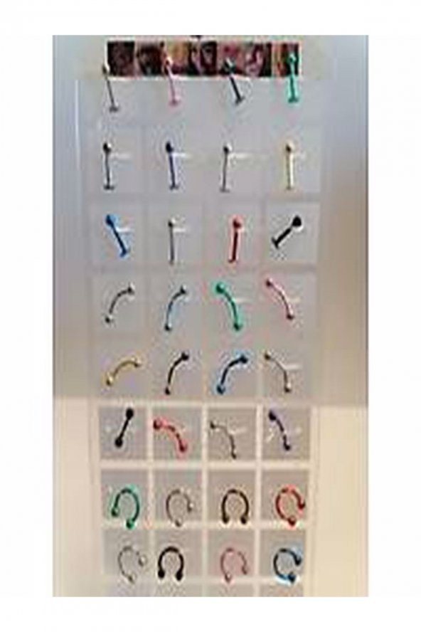 36 Adet Birden Karışık Desen Piercing - 2