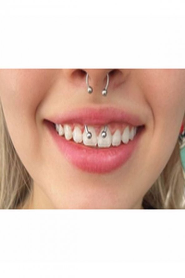 36 Adet Birden Karışık Desen Siyah Renk Piercing - 3