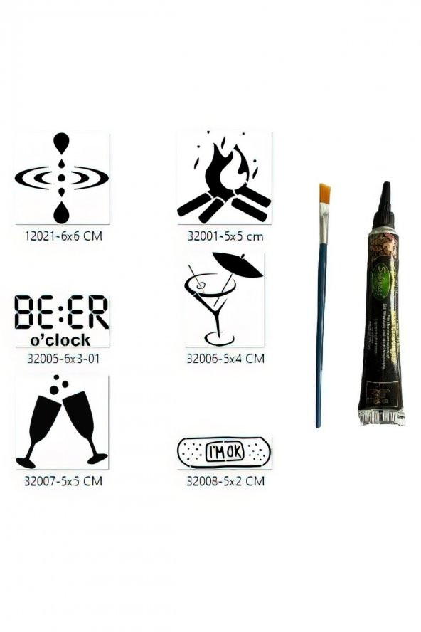 Summer Tasarımlar Hint Kınalı Geçici Dövme Yapma Seti ürün görseli 1