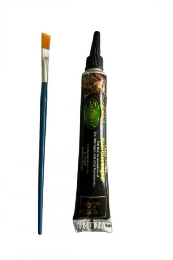 Summer Tasarımlar Hint Kınalı Geçici Dövme Yapma Seti - Resim 2