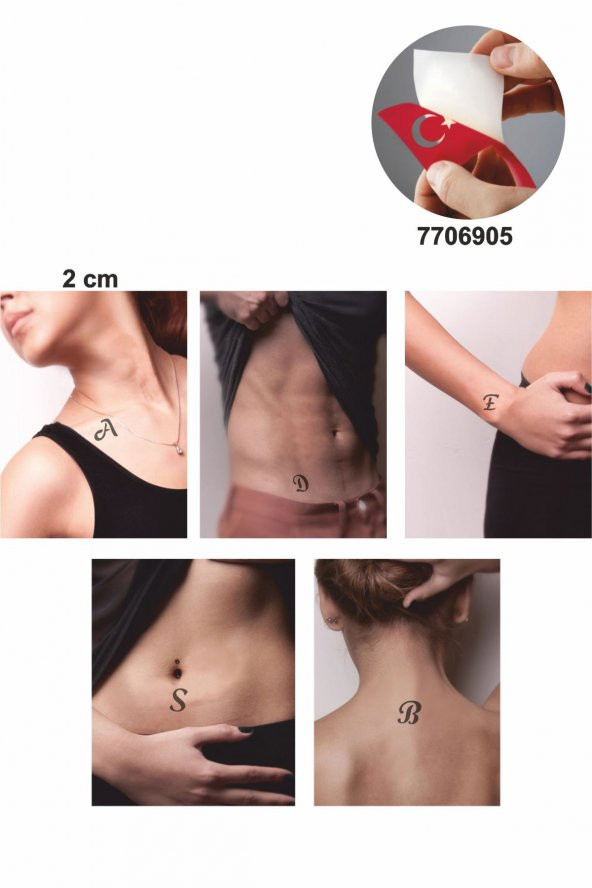 Büyük Boy El Yazısı Harf Bantı Yazı Şablonu - 2