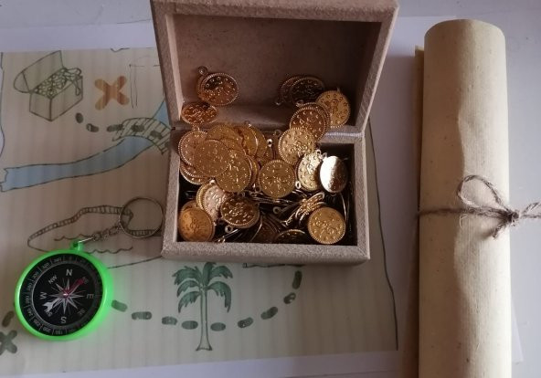 Define Bulma Oyun Seti Hazine Haritası Macera Oyunu