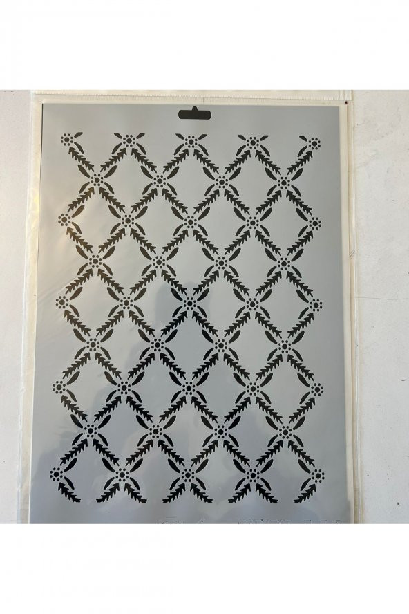 Sarmaşık Plastik Baskı Süsleme Kalıpları Stencil Şablon