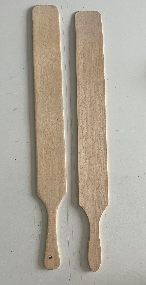 Ahşap Bazlama Yufka Pizza Küreği 2 Adet 54 cm