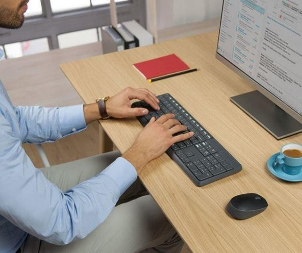 Logitech MK235 Kablosuz Klavye Mouse Set (920-007925) - 3