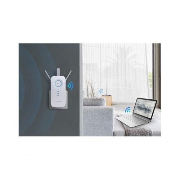 TP-Link RE450 1750 Mbps Kablosuz AC Dual Band Gigabit Port Harici Antenli - 7
