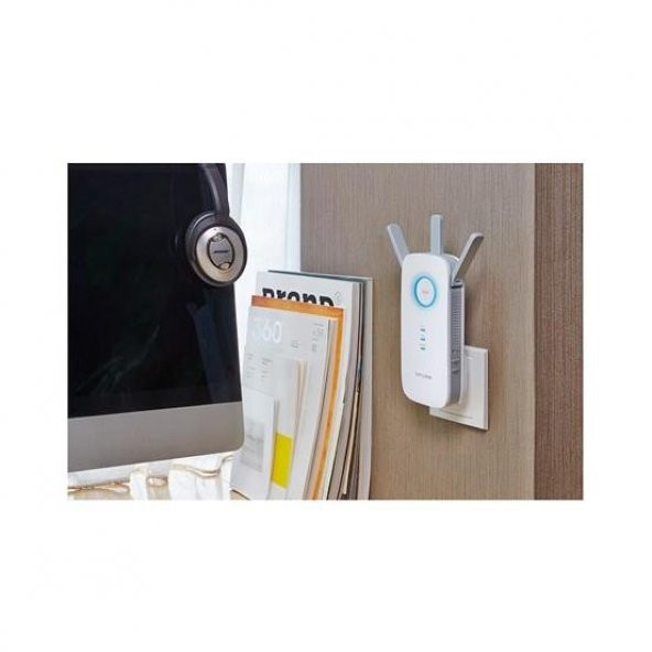 TP-Link RE450 1750 Mbps Kablosuz AC Dual Band Gigabit Port Harici Antenli - 8