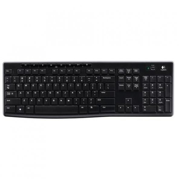 Logitech K270 Kablosuz Klavye Q Siyah 920-003761 - 2