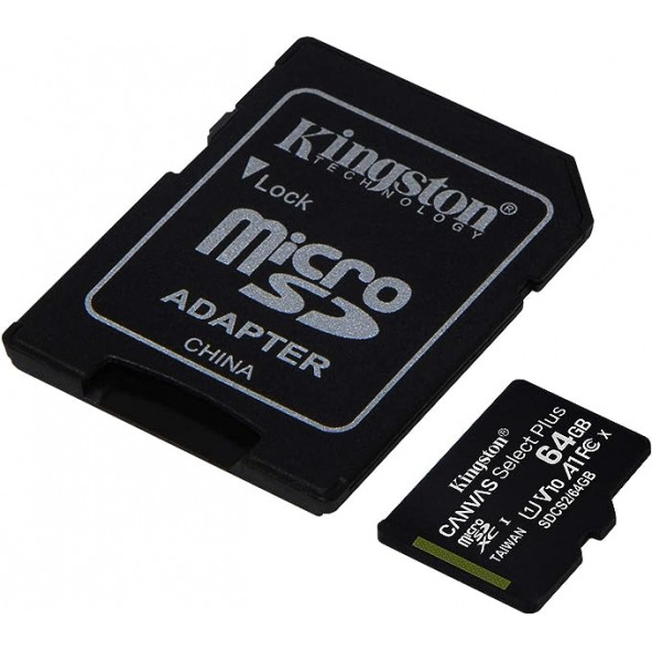 Kingston MicroSDXC Canvas Select Plus 64GB Hafıza Kartı SDCS2/64GB