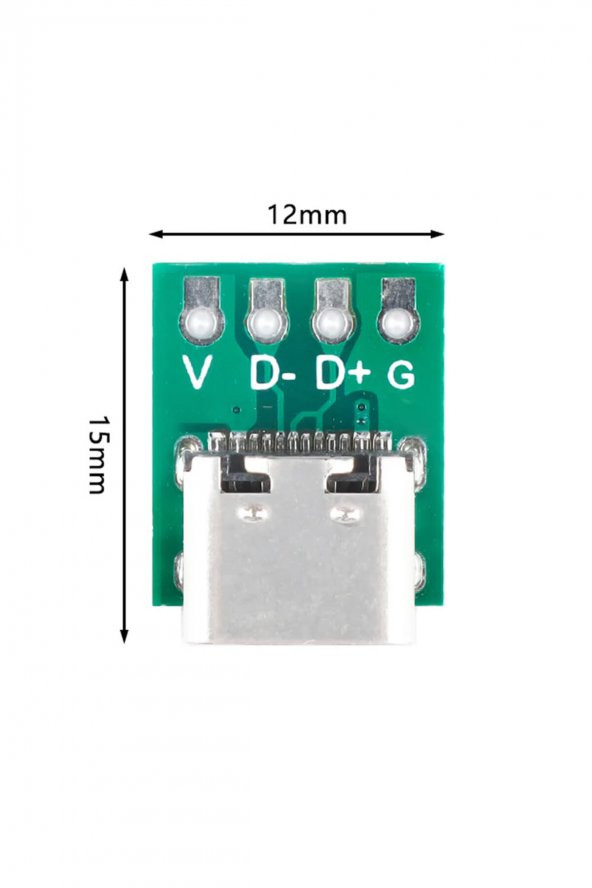 USB Type C To 4 Pin Dip Çevirici Pcb - 2