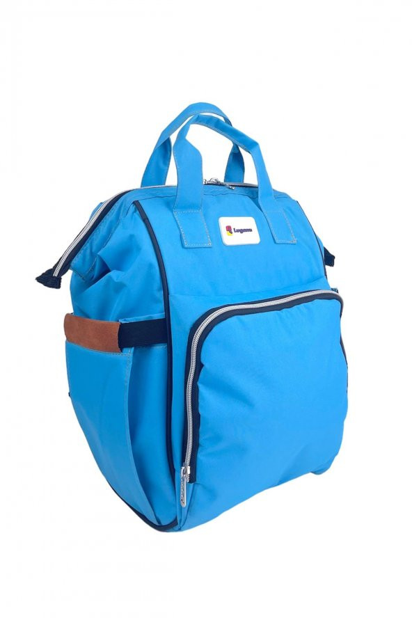 Anne Bebek Bakım Sırt Çantası Biberon Termoslu Sıvı Geçirmez - 2