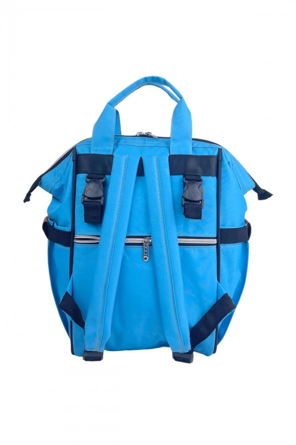 Anne Bebek Bakım Sırt Çantası Biberon Termoslu Sıvı Geçirmez - 3