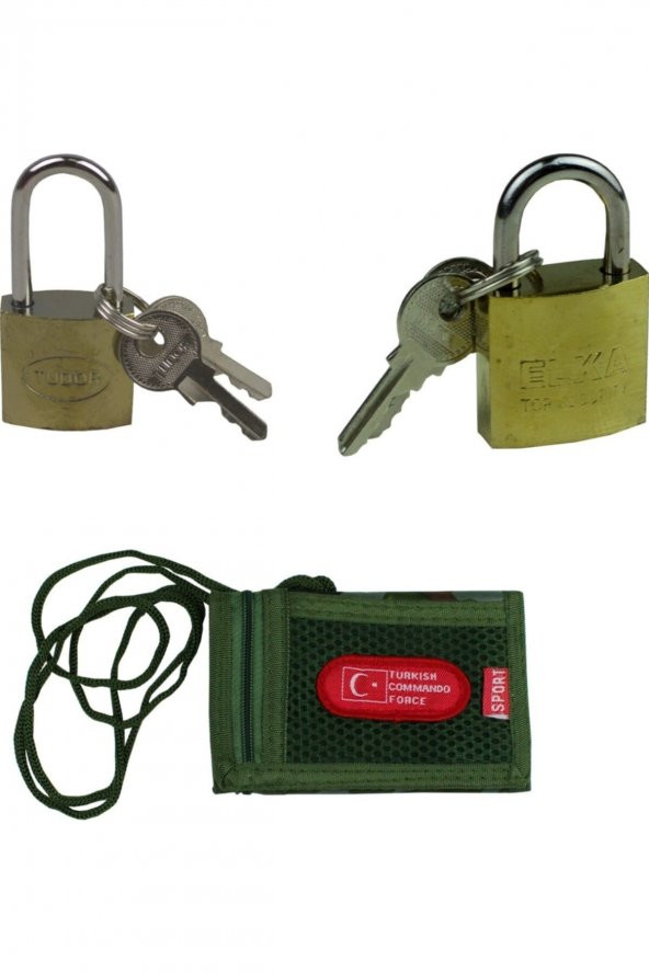 Asker Bot Kilidi+Çanta Kilidi+Cüzdan 42303