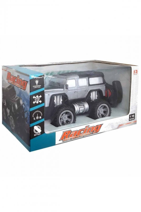 Işıklı Uzaktan Kumandalı Şarjlı Jeep 23 Cm 336a - 2