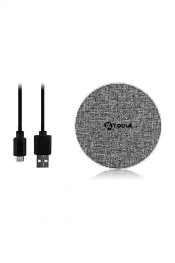 Zeta 10w QI Siyah Wireless Kablosuz Hızlı Şarj Cihazı - 2