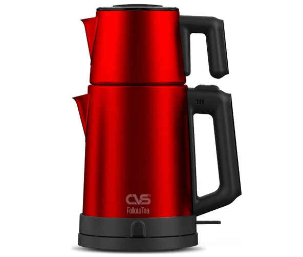 CVS DN 1532 FollowTeaRainbow Kırmızı 1800 W Çelik Çay Makinesi