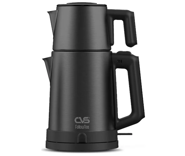 CVS DN 1532 FollowTeaRainbow Siyah 1800 W Çelik Çay Makinesi