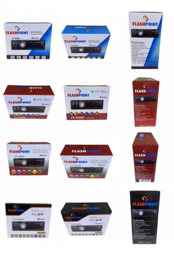 Flash Point Bluethoot Usb Aux Sd Araba Otomobil Teyp - Flash Point - 3