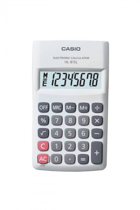 Casio Hl-815l-we 8 Hane Beyaz Hesap Makinesi