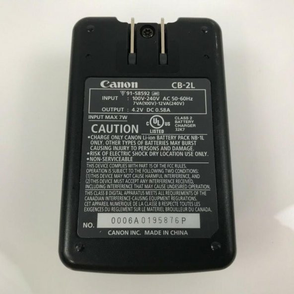 Original Canon CB-2L Batteryger