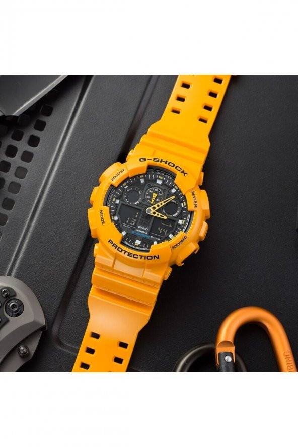 Erkek G-Shock Kol Saati GA-100A-9ADR - 1