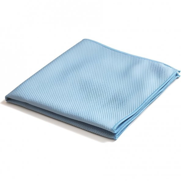 Profesyonel Mikrofiber Jumbo Cam Bezi Mavi 5070cm
