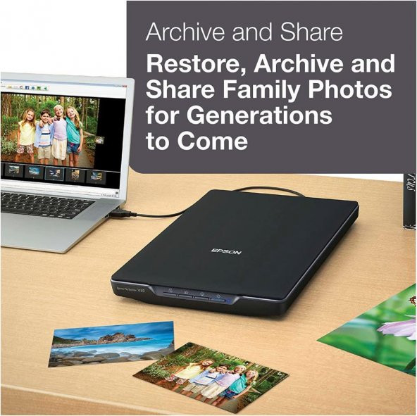 Epson Perfection V39 tarayıcı (A4, 4800 x 4800 dpi) siyah - 3