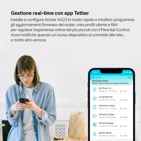 TP-Link Archer AX23, AX1800 Mbps Dual-Band Wi-Fi 6 Router - 9