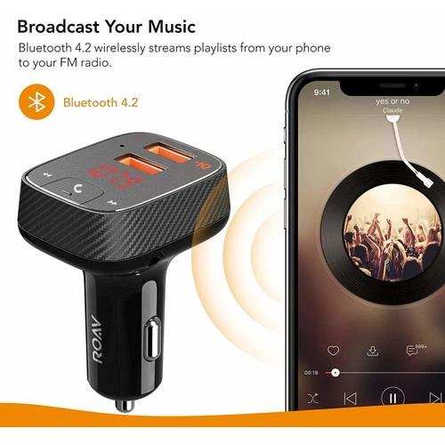 Anker Roav Smartcharge F2 Akıllı Araç Bulucu Bluetooth Hızlı Araç Şarjı  - R5111012 - OFP - Resim 4