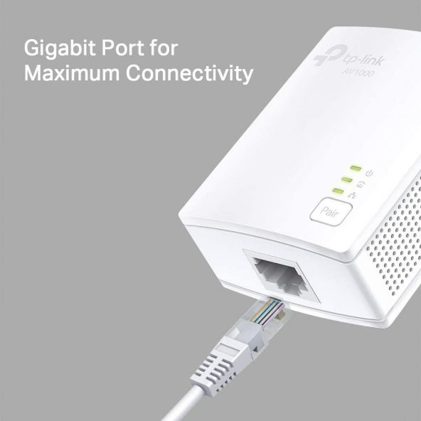 TP-Link TL-PA7017 KIT AV1000 Gigabit Powerline Starter Kit ( Powerline Adaptör ) - 6