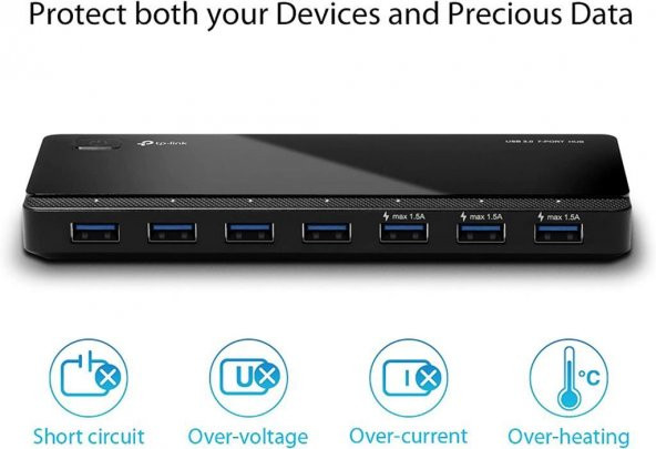 TP-Link UH700, 7-Port USB 3.0 Çoklayıcı - 4