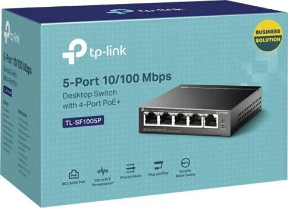 TP-Link TL-SL1311MP, 8-Port 10/100Mbps + 3-Port Gigabit Desktop Switch with 8-Port PoE+ - 8