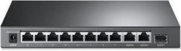 TP-Link TL-SL1311MP, 8-Port 10/100Mbps + 3-Port Gigabit Desktop Switch with 8-Port PoE+ - 3