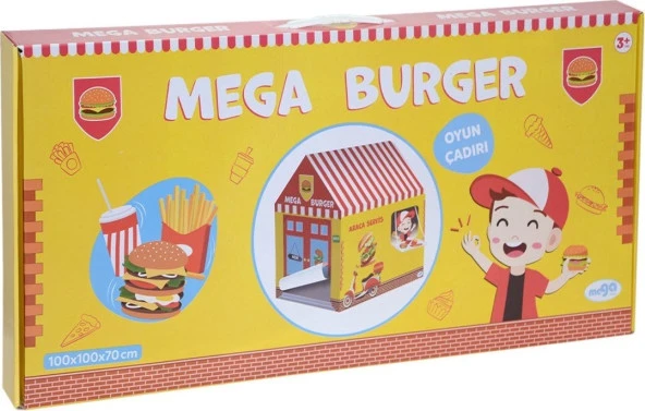 Mega Oyuncak Mega 01947 Burger Oyun Çadırı