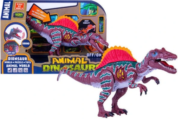 Mega Animal Dinosaurs Serisi Sesli Işıklı Dino A2