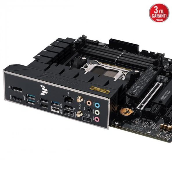 Asus TUF Gaming B650M-Plus WIFI AMD B650 6400 (OC) DDR5 Soket AM5 mATX Anakart - Resim 3