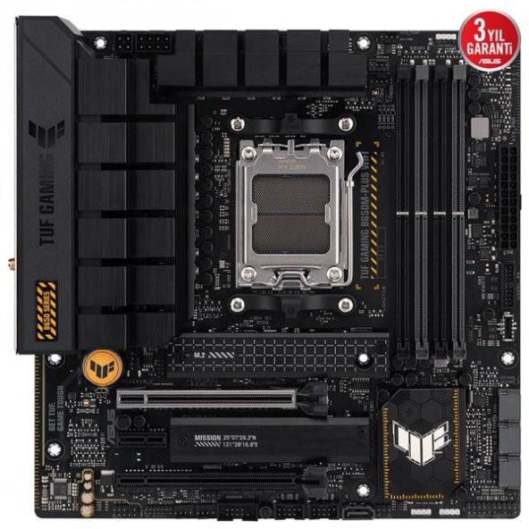 Asus TUF Gaming B650M-Plus WIFI AMD B650 6400 (OC) DDR5 Soket AM5 mATX Anakart - Resim 9