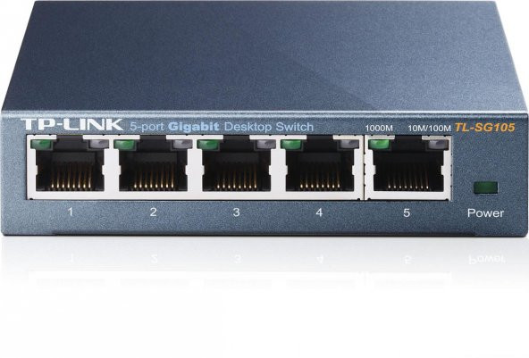 TP-Link TL-SG105 5 Port Gigabit Çelik Kasa Switch - 2