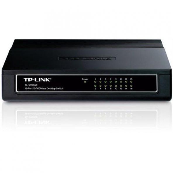 Tp-Link TL-SF1016D 16-PORTLU 10/100MBPS Masaüstü Switch