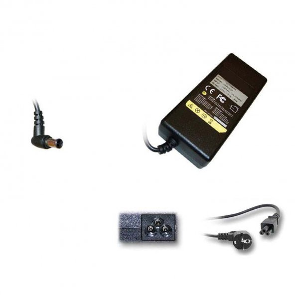 VGN-FW46M Sony Vaio Notebook Adaptör Siyah (2 YIL GARANTİ AYNI GÜN KARGO)
