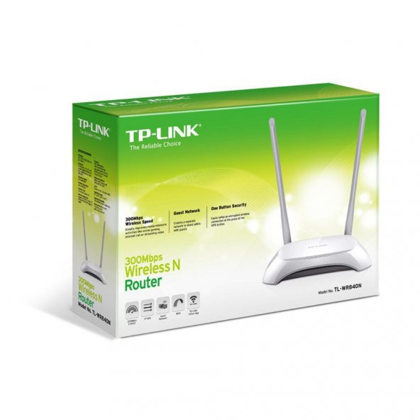 TP-Link TL-WR840N 300 Mbps 2.4 Ghz Kablosuz N Router - 3