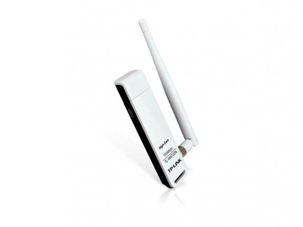 TP-LINK TL-WN722N 150Mbps KABLOSUZ USB ANTENLİ ADAPTÖR Ver:3.0